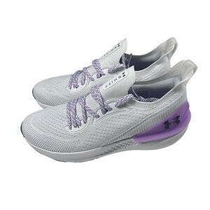 Under Armour Womens Shift Running UA Shoes White Purple Low Top Training Size 11